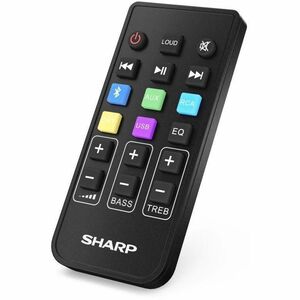 Sharp CP-SS30 2.0 Bluetooth Lautsprechersystem - 60 W RMS - Schwarz - Bücherregal, Tabletop - USB - 2