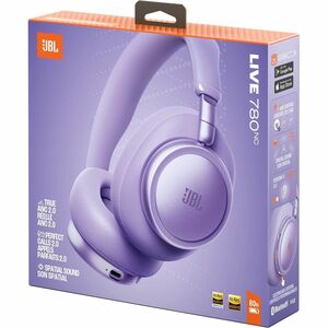 JBL Live 780NC Wired/Wireless Over-the-head, Over-the-ear Stereo Headset - Binaural - Circumaural - Bluetooth - 32 Ohm - 1