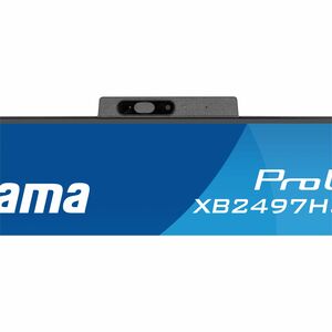 iiyama ProLite XB2497HSNH-B1 24" Class Webcam Full HD LED Monitor - 16:9 - Matte Black - 60.5 cm (23.8") Viewable - In-pla