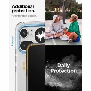 Spigen Ultra Hybrid Case for Nothing Phone (4a) Pro Smartphone - Crystal Clear - Shock Absorbing, Drop Resistant, Anti-scr