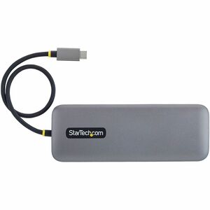StarTech.com 10-in-1 USB-C auf Dual DisplayPort Multiport Adapter, 100W Power Delivery, 2x4K 60Hz, 5-Port 5Gbps Hub, GbE M