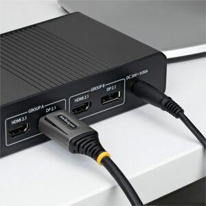 StarTech.com 2 m DisplayPort A/V Cable - 1 - Cable for Audio/Video Device, Monitor, Computer, Hub, Workstation, MacBook, M