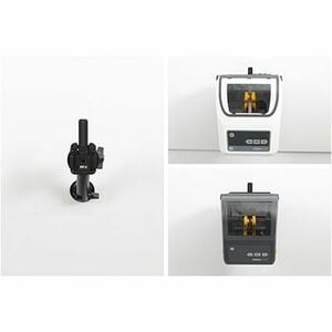 Brodit Wall Mount for Direct Thermal Printer - Black - Acetal Plastic, Acrylonitrile Butadiene Styrene (ABS)