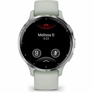 Garmin Venu 3S Smart Watch - Sage Gray Body Color - Phone, Speaker, Text Messaging - Sleep Quality, Stress - GPS - 240 Hou