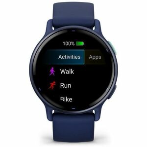 Garmin vívoactive 5 Smart Watch - Navy, Metallic Navy Case Color - Black Band Color - Aluminium Body Material - Aluminium,
