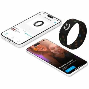 Carneo Smart Band - Boy - Black Band Color - Nylon Band Material - Near Field Communication - 20 mm - Water Proof, Water R