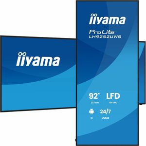 iiyama ProLite LH9252UWS-B1AG 2336,80 mm 5K LCD Collaboration Display - ARM Cortex A76 + A55 - 8 GB - 21:9 Seitenverhältni