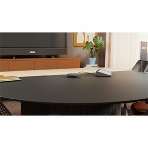 Logitech Com fios Microfone para Voz - Grafite - 70 m - 90 Hz para 16 kHz -36 dB - Omnidirecional - Montagem no teto, Supo