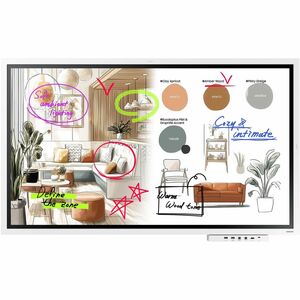 Samsung Flip WM85F 2159 mm 4K UHD LCD Collaboration Display - 3840 x 2160 - 450 cd/m² - 2160p - HDMI