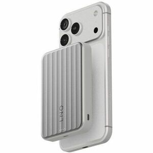 Xtorm LINQ Qi2 Wireless Power Bank - Grey - For iPhone, Mobile Device - 1 x Type-C 30W - Semi-solid-state - 10000 mAh - 25