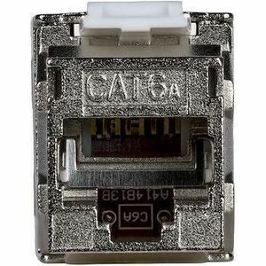 StarTech.com Gold Plated Network Connector - 10 / Pack - TAA Compliant - 1 x RJ-45 Network - Female - Shielding - Silver