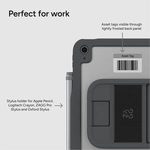 ZAGG CASES DURANGO IPAD A16 (GEN10) CHARCOAL B2B