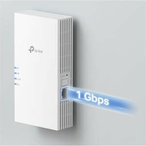 TP-Link RE220BE Dual Band Wi-Fi 7 IEEE 802.11 a/b/g/n/ac/ax/be 3.60 Gbit/s Wireless Range Extender - Yes - 2.40 GHz, 5 GHz