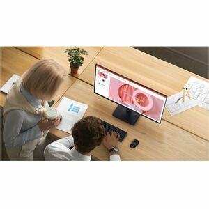 Samsung Essential S3 S27D300GAW 27" (68.6 cm) Class Full HD LCD Monitor - 16:9 - Black - 27" (68.6 cm) Viewable - In-plane
