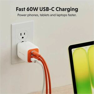 Hyperjuice HyperJuice HJ4011OGGL Charging Cable - 1.52 m - For USB Type C Device, MacBook, iPhone - USB Type C / USB Type 