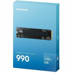 SSD Samsung 990 - M.2 2280 Interne - 2 To - PCI Express NVMe (PCI Express NVMe 4.0 x4) - Noir - Ordinateur de bureau, Note