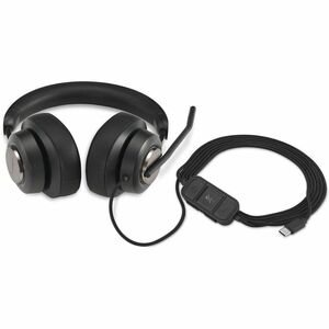 Kensington H2000 Kabel Über das Ohr, Kopfbügel Stereo Headset - Schwarz - Microsoft-Teams-Zertifizierung - Binaural - Ohru