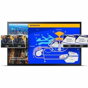 Samsung QM55B-T 1397 mm LCD Digital Signage Display - 24 Hours/7 Days Operation - Vertical Alignment (VA) - Touchscreen - 