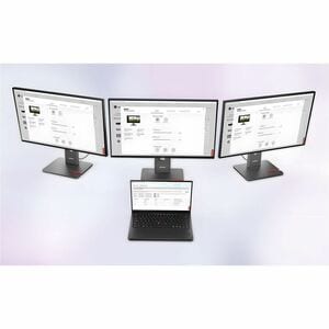 Lenovo ThinkVision P27Q-40 27 Zoll Klasse WQHD LED-Monitor - 16:9 Format - Schwarz - Überholt - 68,6 cm (27 Zoll) Viewable