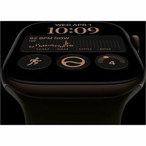 Apple Watch Series 12 Smartwatch - 46 mm Case Height - 40 mm Case Width - Dunkelbronze Tasche, Farbe - Oliv Band Color - A