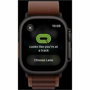 Apple Watch Ultra 4 Smartwatch - 49 mm Case Height - 44 mm Case Width - Schwarz Tasche, Farbe - Burgunderrot Band Color - 
