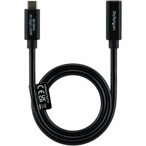 StarTech.com 60.96 cm USB4 Audio/Video/Data Transfer Cable - 1 - Cable for Display, Notebook, MacBook, MacBook Pro, iPhone