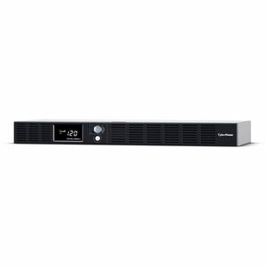 CyberPower OR700LCDRM1U Smart App LCD UPS Systems - 700VA/400W, 120 VAC, NEMA 5-15P, 1U, Rackmount, 6 Outlets, LCD, PowerP