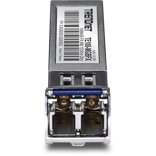 TRENDnet TE100-MGBFX SFP (mini-GBIC) - 1 x LC Duplex 100Base-FX Network - TAA Compliant - For Optical Network, Data Networ