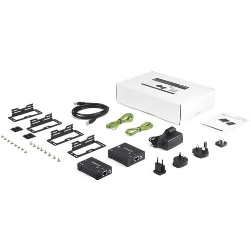 StarTech.com Video Extender Receiver - Wired - TAA Compliant - 1 Input Device - 1 Output Device - 100.58 m Range - 2 x Net