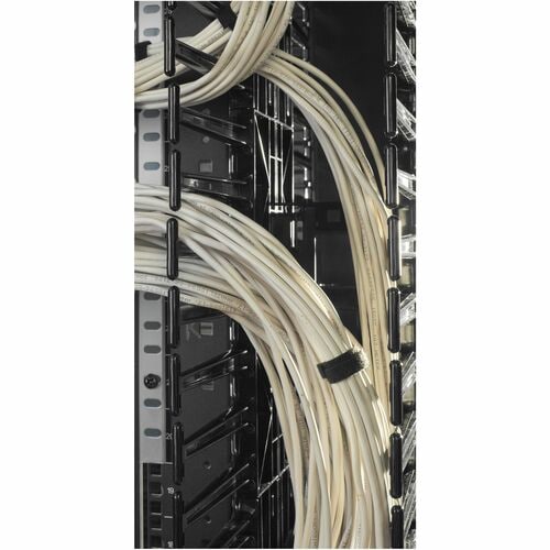 APC AR8765 Cable Organizer - Black - 1 Each Pack - Cable Manager
