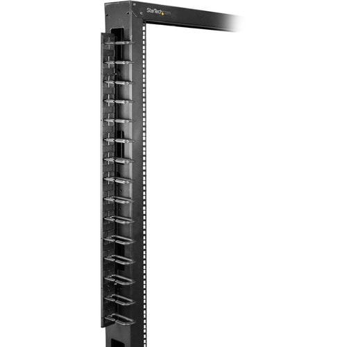 StarTech.com Vertical Cable Organizer with D-Ring Hooks - Vertical Cable Management Panel - 0U - 1,8m ( 6 ft.) - Cable Org