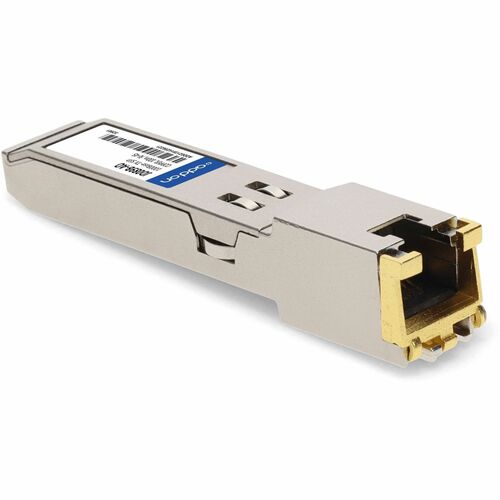 AddOn JD089B SFP (mini-GBIC) - 1 x RJ-45 Duplex 10/100/1000Base-TX LAN - 1 - TAA Compliant - For Optical Network, Data Net