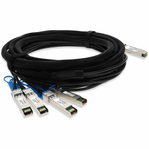 AddOn 2.99 m QSFP+/SFP+ Network Cable - 1 - Cable for Network Device - First End: 1 x QSFP+ Network - Male - Second End: 4