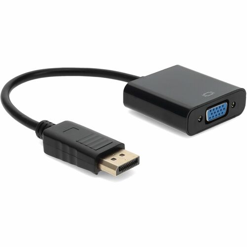 AddOn 20.42 cm DisplayPort/VGA Video Cable - Cable for Video Device, Monitor - First End: 1 x DisplayPort Digital Audio/Vi