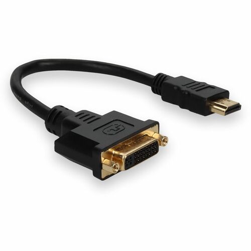 AddOn 20.32 cm DVI/HDMI Video Cable - Cable for Video Device - First End: HDMI Digital Audio/Video - Male - Second End: 25