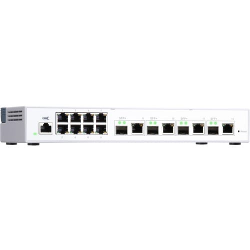 QNAP QSW-M408-4C 8 Ports Manageable Ethernet Switch - Gigabit Ethernet, 10 Gigabit Ethernet - 10/100/1000Base-T, 10GBase-T