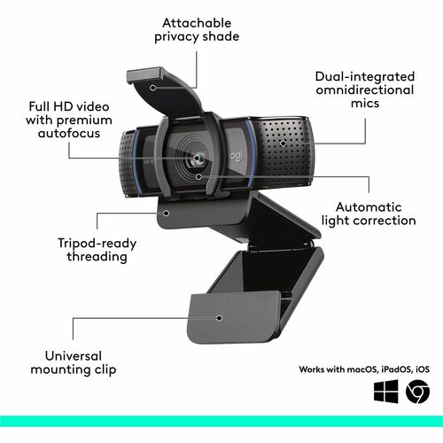 C920E HD 1080P MIC-DISABLED WEBCAM TAA COMPLIANT