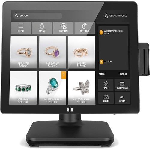 Elo EloPOS POS Terminal - Core i3 3.10 GHz - 4 GB DDR4 SDRAM 128 GB M.2/SATA - 43.2 cm (17") LCD Touchscreen UHD Graphics 