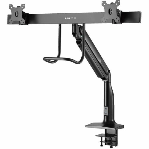 Tripp Lite series Safe-IT DMPDD1735AM Clamp Mount for Monitor, Interactive Display - Black - 2 Display(s) Supported - 17" 