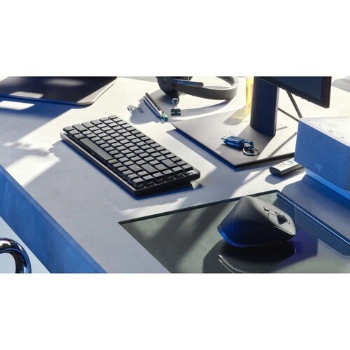 Logitech MX Mechanical Mini Keyboard - Wireless Connectivity - USB Interface - Danish, Norwegian, Swedish - QWERTY Layout 