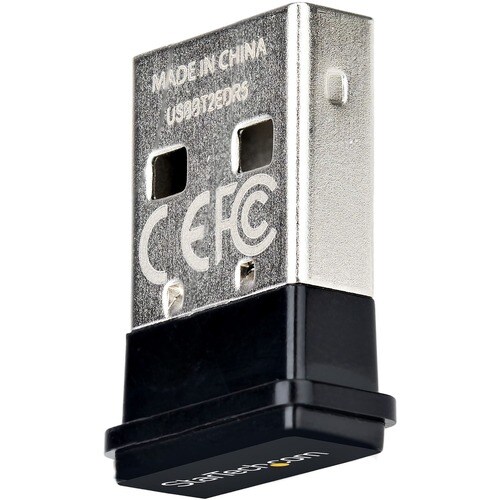 StarTech.com USBA-BLUETOOTH-V5-C2 Bluetooth 5.0 Bluetooth Adapter for Desktop Computer, Headset, Keyboard, Mouse, Notebook