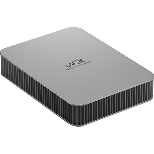 Disque dur Portable LaCie Mobile Drive STLP4000400 - 3.5"" Externe - 4 To - Argent - Ordinateur de bureau, MAC Appareil co