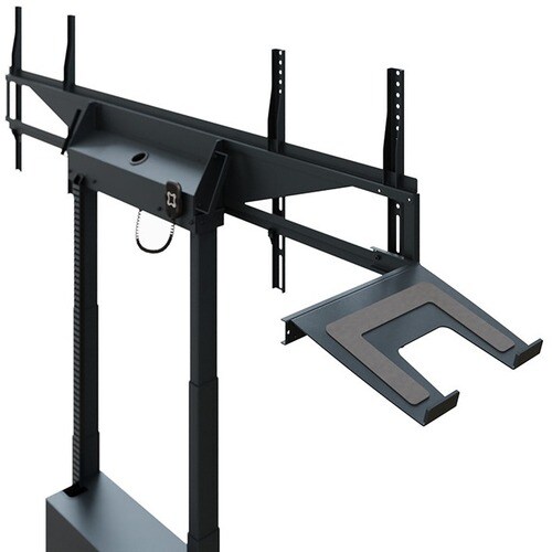 HAGOR Lift für Display, Mini-PC, Kamera, Notebook, A/V-Geräte, Display - Schwarz pulverbeschichtet - Höhenverstellbar - 2 