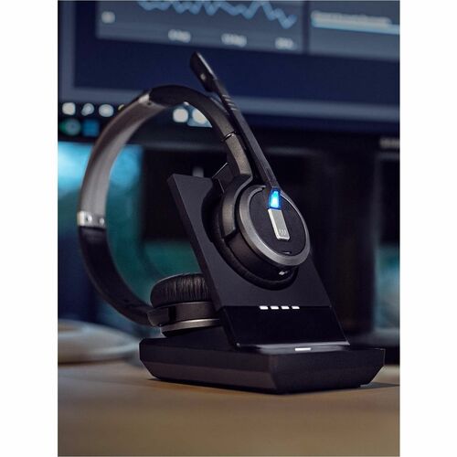 EPOS IMPACT SDW 5065 Kabellos Kopfbügel, Auf den Ohren, Über das Ohr, Nackenbügel Stereo Headset - Schwarz - Mit Protected