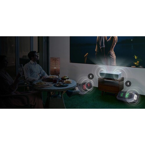 LG CineBeam HU715Q Ultra Short Throw Laser Projector - 16:9 - Ceiling Mountable - White - High Dynamic Range (HDR) - 3840 