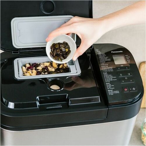 Panasonic SD-YR2550 Bread Maker - 1 kg Capacity - Stainless Steel, Black, Silver