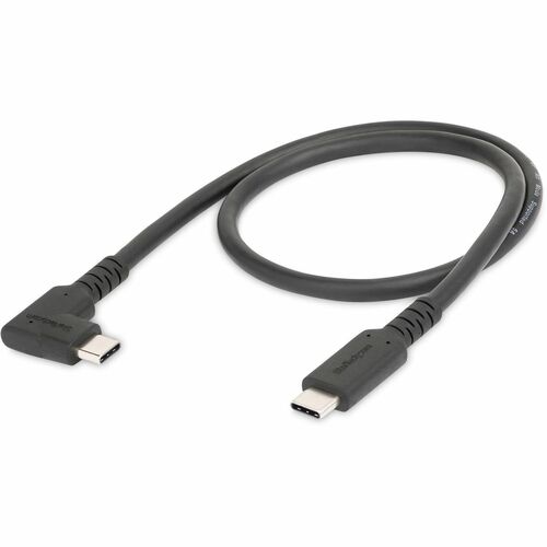 StarTech.com Cable de 50cm USB-C Resistente Acodado a la Derecha - USB 3.2 Gen 2 (10 Gbps) - USB Tipo C - DP de Modo Alt 4