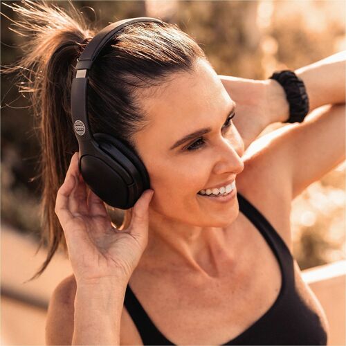 Our Pure Planet Platinum Wireless On-ear Stereo Headset - Black - Binaural - Ear-cup - 1000 cm - Bluetooth - Noise Canceling
