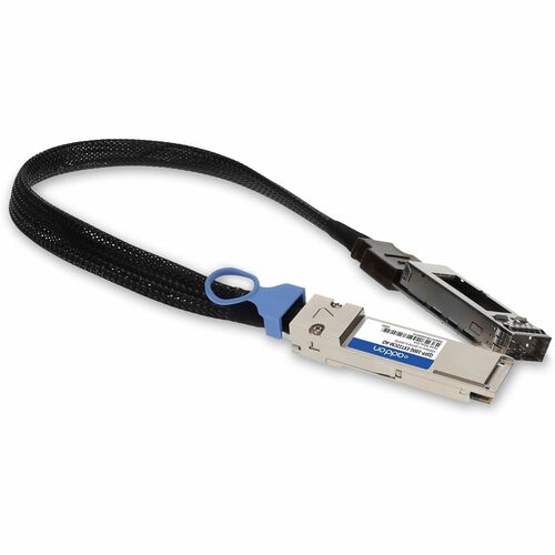AddOn 22 cm Twinaxial Network Cable - 1 - TAA Compliant - Cable for Network Device - First End: 1 x QSFP28 Network - Male 