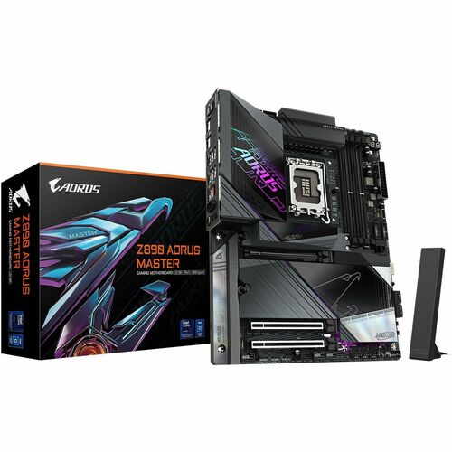 Aorus Ultra Durable Z890 AORUS MASTER Gaming Desktop Motherboard - Intel Z890 Chipset - Socket LGA-1851 - ATX - Core Ultra